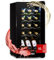Klarstein Weinkühlschrank, 1 Zonen Getränkekühlschrank Klein, Kleiner Weinschrank 53L, Wein-Kühlschrank Klein mit Glastür, Indoor/Outdoor Flaschenkühlschrank, Wine Fridge 5-18°C, 15 Flaschen