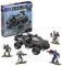 MEGA Halo Infinite UNSC Razorback - Transportfahrzeug-Bauset mit 4 Actionfiguren und 2-in-1-Bauspielzeug und 303 Bauteile, für Fortgeschrittene ab 8 Jahren, HGY59