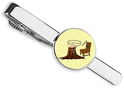 Krawattenklammer aus Holz für den Vater