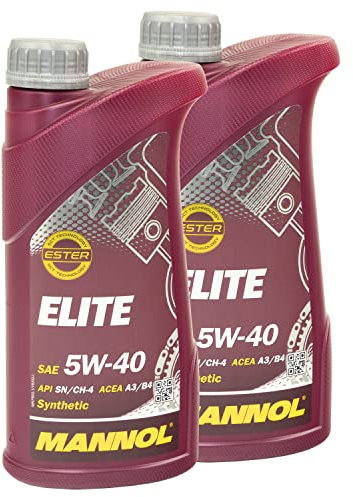 Motoröl Motor Öl MANNOL ELITE 5W40 API SN/CH-4 2 X 1 Liter