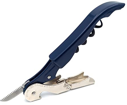 Pulltap's Véritable tire-bouchon classique 500 pour gaucher (Azul Oscuro – Bleu foncé)