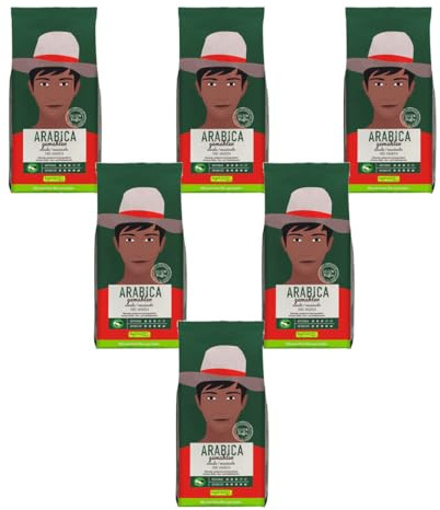 Rapunzel Bio Heldenkaffee Arabica, gemahlen HIH (6 x 500 gr)