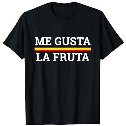 Me gusta la fruta Ayuso Bandera España Camiseta
