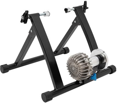 LUNICASHA Fahrradtrainer Ständer, Radfahren Übung Stationäre, Fahrrad Trainingsständer, Indoor Fahrrad Training Stand, Trainer Rollentrainer für 26-29 Zoll