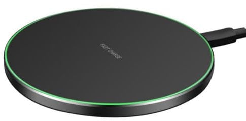 LYEAA Mobile phone wireless charger Qi Fast Charging Pad 30W with Type C Cable - for ios & android Devices