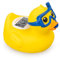 Doli Yearning Schwimmendes Baby-Badethermometer, schwimmendes Badespielzeug für Kleinkinder, Badewannenthermometer, Fahrenheit und Celsius – gelbe Ente