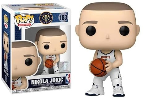 Funko Nikola Jokic + Pop Protector: Denver Nuggets NBA Pop! Basketball Vinyl Figure (Gift Set Bundled with ToyBop Brand Box Protector Collector Case)