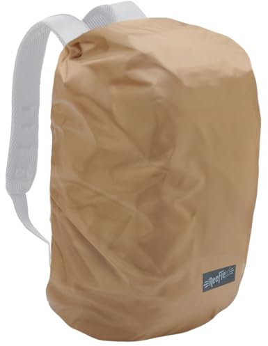 REEFLEXX Reflektor Rucksackhülle Vintage Gold, Größe M, für 20-35 Liter Rucksäcke, erhöhte Sichtbarkeit bei Nacht und schlechtem Wetter durch vollflächige Reflektion
