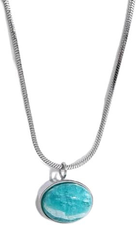 SKJUBLPG Halskette Ketten Schmuck Herren Frauen Anhänger Necklace Halskette Damen Yh085Asteel