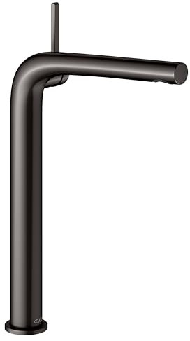 KEUCO EDITION 400 Einhebel-Waschtischmischer 290, ohne Ablaufgarnitur, Höhe 291mm, Ausladung 183mm, 51502350103, Farbe: Titanschwarz gebürstet