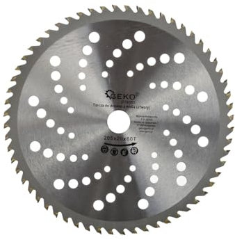 BSD Holzsägeblatt 205mm, 20mm Bohrung, 60 Zähne, Widia für präzises Schneiden von Holz und Spanplatten