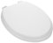 HOMSFOU Siège De Toilette Mousse Épaissie Coussin Confortable Pour Wc Design Vintage Élégant Pour Salle De Bain Entretien Facile Et Modèle Allongé