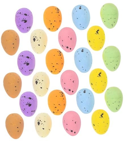 FUNNETOYU 100stücke Bunte Ostereier Aus Deko Für Ostern Festliche Dekoration Für Feiern Fotorequisiten Und Bastelideen