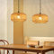 Deboola Hängelampe Boho Hängeleuchte Rattan Hanfseil - 2ER Pendelleuchte Vintage Esstischlampe Esstisch Kurze Laterne Design E27 Pendellampe für Schlafzimmer Esszimmer Wohnzimme(Ohne Leuchtmittel)
