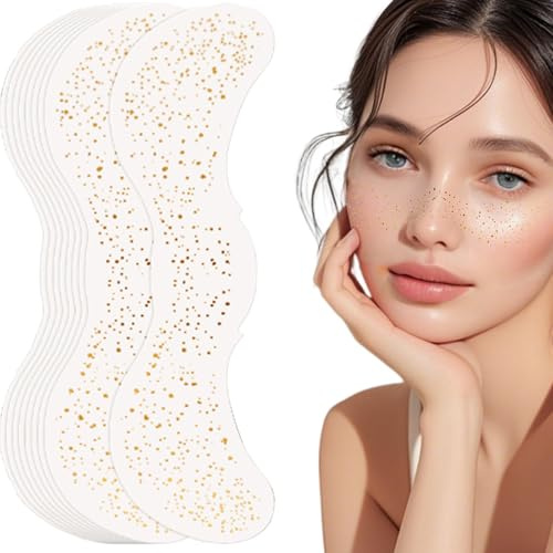 LIUYIDM Glitzer Gesicht 10 Stück Sommersprossen Freckles Festival Gadget