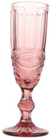 Alipis Bicchieri da Vino Retro Ispessito con Design Rilievo Romantici per Festeggiamenti e Matrimonio Resistente