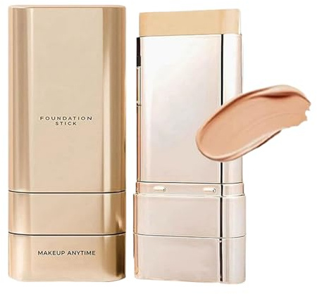 Foundation-Stick, feuchtigkeitsspendende Makeup-Creme, Long-Lasting Face Concealer, 20 g Full Coverage Primer, ideal für Frauen und Mädchen, Smooth Blend, alle Hauttypen