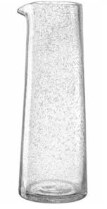 LEONARDO HOME BURANO Krug • 1 Stück • Zeitlose Glaskaraffe • stilvoller Wasserkrug • moderner Saftkrug • handgefertigt • Schaumglas • vielseitig • Karaffe mit Ausguss • Höhe 25 cm • klar • 055290