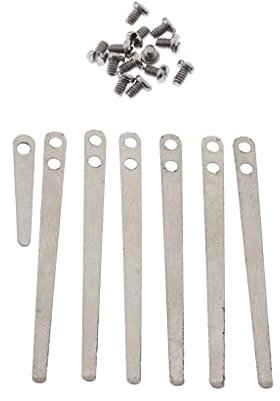Klarinette Flachfedern Blatt Ersatzteile mit Schrauben für Holzblasinstrumente Reparatur