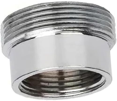 Adattatore per rubinetto, maschio 22 - femmina 22 raccordi per rubinetto, accessori filettati di conversione per rubinetto a denti fini, controllo del flusso universale, design senza schizzi