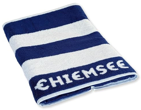 Chiemsee Jacquard-Saunatuch, Farbe Blau, Größe 80x200 cm