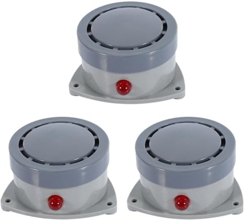 Koolenry Water Leakage Sensor Alarm 110DB 3Pcs Water Leak Detector for Pipe/Drain/Sink/Faucet Drip for Basement