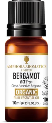 Amphora Aromatics Cosmos ätherisches Bio-Bergamotte-Öl, 10 ml