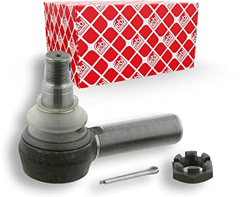 febi bilstein 27207 Spurstangenendstück mit Kronenmutter und Splint, 1 Stück