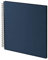 Rössler Papier 1329452907 - S.O.H.O. Wire-O Fotoalbum 290 x 290 mm, 60 schwarze Seiten, Navy, 1 Stück