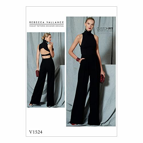 Vogue Mustern 1524 A5 Schnittmuster Overall Schnittmuster, mehrfarbig, Größen 6–14