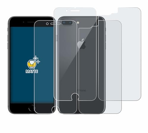 brotect Screen Protector Anti-Glare compatible with Apple iPhone 8 Plus (Front+Back) (2 Pack) Screen Protector Matte, Anti-Fingerprint Protection Film