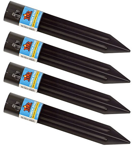 TIKI Brand Taschenlampen-Zubehör 4-Pack schwarz