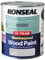 RONSEAL 10 Year Weatherproof 2 in 1 Wood Paint Grey Stone Satin 750ml
