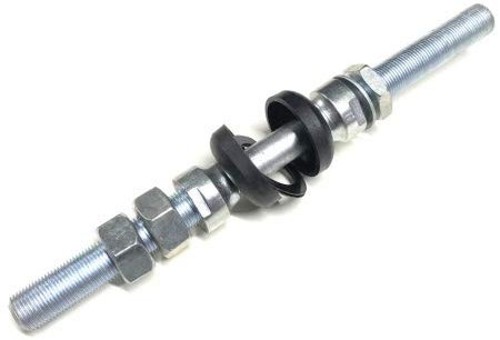 Hinterrad Achse 12mm komplett mit Konus Lagerschalen passend für Puch Maxi – Mofa, Moped, Mokick – 180mm Länge