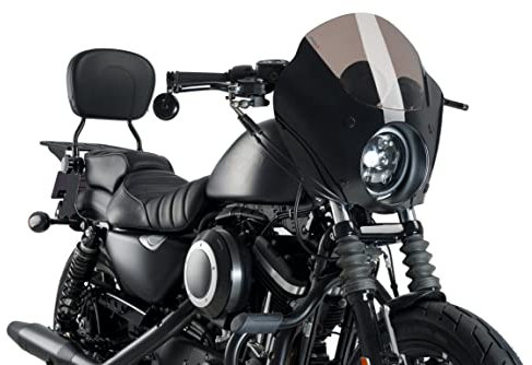 Customaccess Tête de Fourche Modèle Dark Night Noir Customacces für Harley Davidson Sportster Superlow XL883L 17'-19'