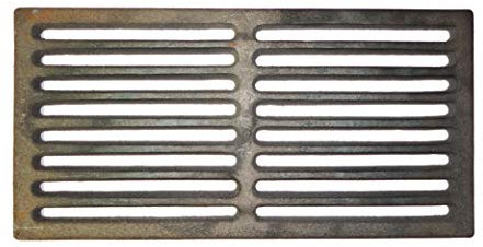 Griglia in ghisa per stufa e caminetto caduta cenere 400 x 202 mm. - K6866