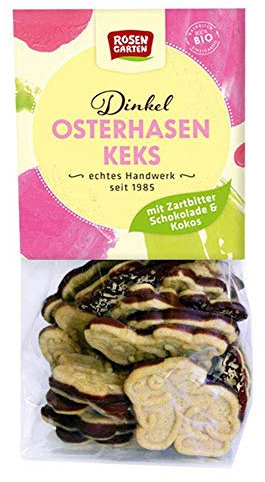 Rosengarten Osterhasen Keks, Zartbitter, 150g