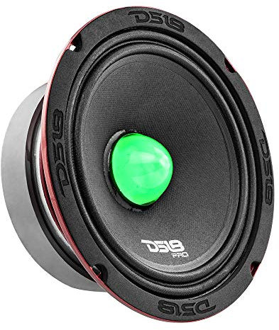 DS18 PRO-X6.4BMRGB 6.5 500W Max 4-Ohm Car Mid-Range Speakers w/RGB LED Lights