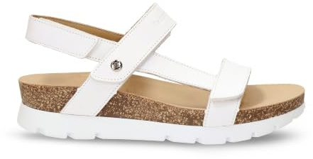 Panama Jack Selma Shine Sandalo piattoDonna, Bianco B5, 37 EU