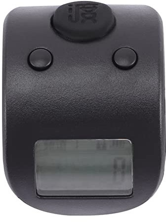 ULTECHNOVO Gesangszähler Tonhöhenzähler Dhikr-zähler Geführter Fingerzähler Handzählung LCD-Finger Fingerzähler-clicker-Ring Klicker Zählzähler Schoß Led Mechanischer Zähler Kieselgel