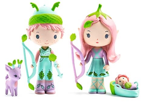 Djeco DJ06960 Lily and Sylvestre Tinyly Figure