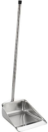 DOITOOL Pala De Basura Juego De Acero Inoxidable Cucharón Juego De Herramientas Para El Hogar Recogedor De Basura Recogedor De Interior Recogedor De Metal Recogedor Sin Agacharse