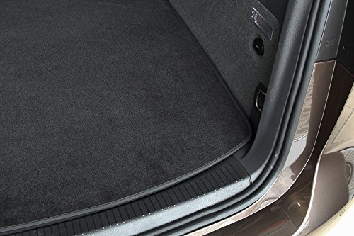 tuning-art BM3227 Kofferraummatte passend für BMW 7er G70 Limo 2022- Gummi Rückseite, Naht:Schwarz