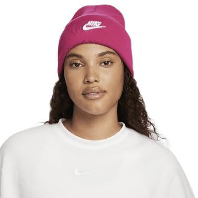 Nike Berretto Capello Invernale BERRETTINO Fuxia FB6528-615 Taglia Unica Adulto Fucsia Rosa Cappellino