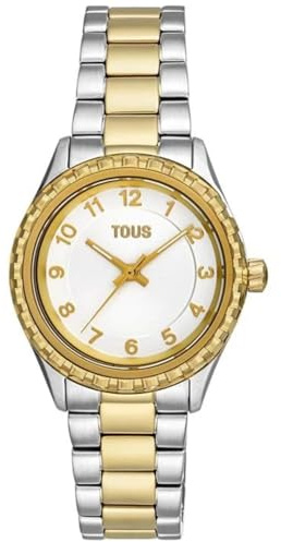 TOUS Watches mini t-Bear Childrens Uhr analog Automatik mit Edelstahl vergoldet Armband 3000132700