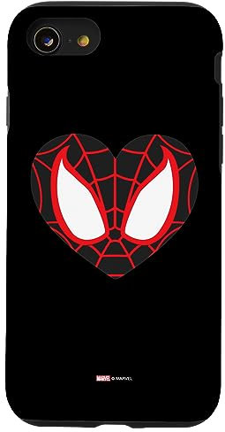 iPhone SE (2020) / 7 / 8 Marvel Spider-Man Miles Morales Valentine’s Day Heart Mask Case