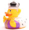 Ente King Charles - inkl. Gummienten-Schlüsselanhänger im Set I Quietscheente I Badeente I Geschenk für Royal Fans
