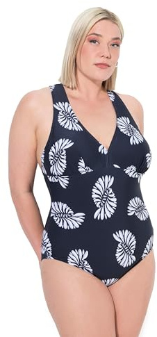 Ulla Popken Damen Badeanzug
