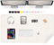 120 x 60 CM PU Leather Desk Mat - Non-Slip Large Desk Pad Mat, Large Mouse Pad, Computer Mat for Keyboard Mouse, Waterproof Desk Writing Mat, Desk Blotter Mat for Work (Ivory White)