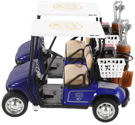 ifundom 2pezzi Modellini Di Carrello Da Golf Figurine Decorative Per Scrivania Ornamenti Per Casa E Ufficio Decorazioni Semplici Per Armadietto